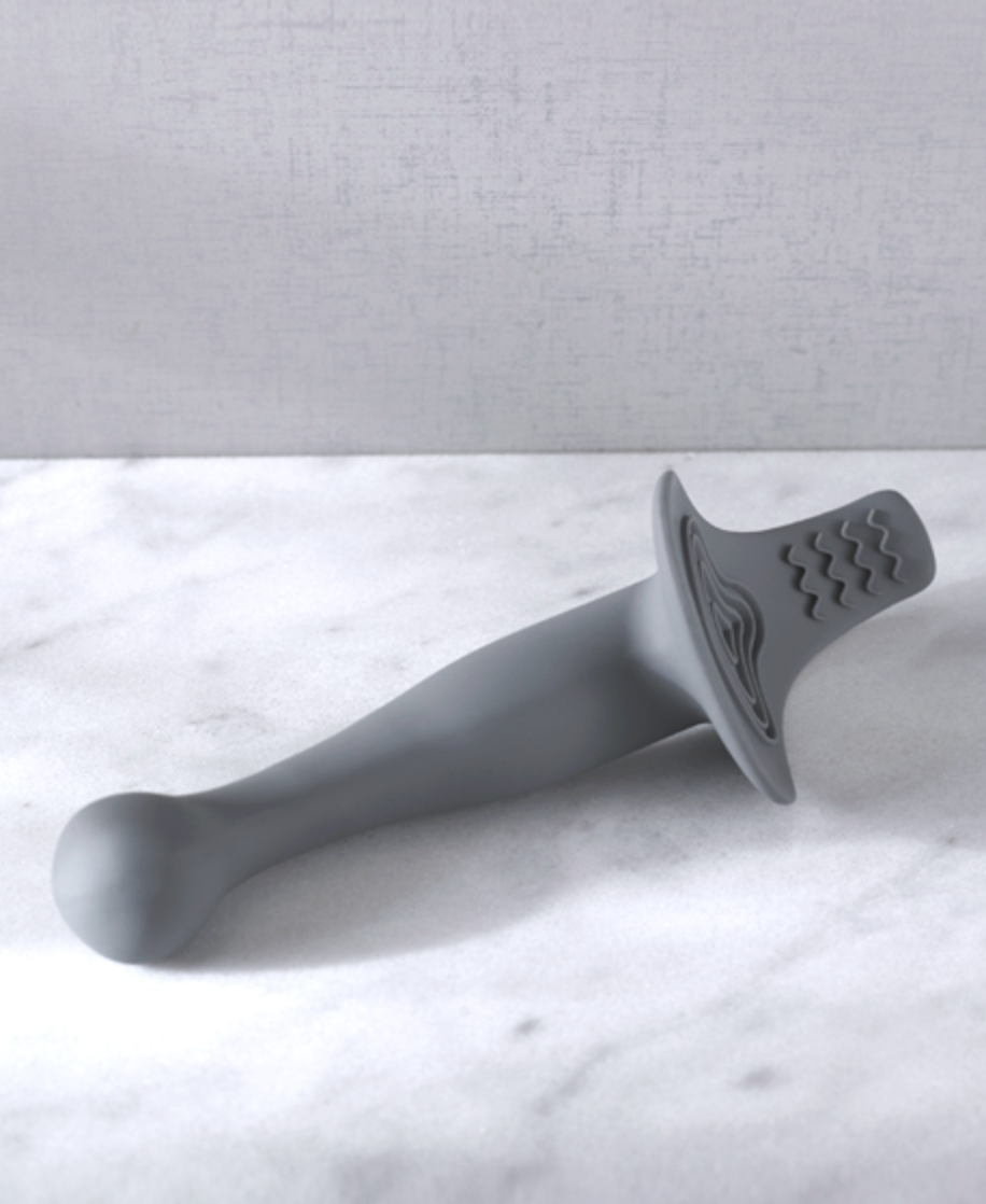 Buzzing Strap-on Attachment - Gray